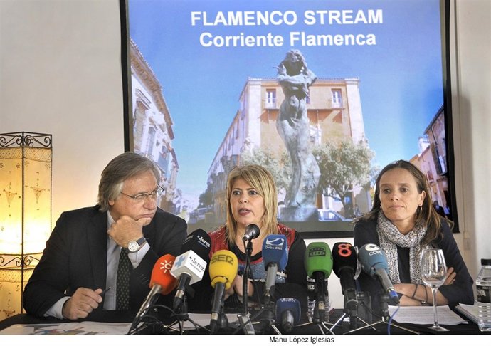 La alcaldesa de Jerez, Mamen Sánchez, presenta 'Flamenco Stream'