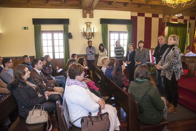 Recepción en el Ayuntamiento