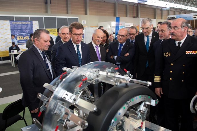 El titular del Gobierno gallego, Alberto Núñez Feijóo,en Ourense