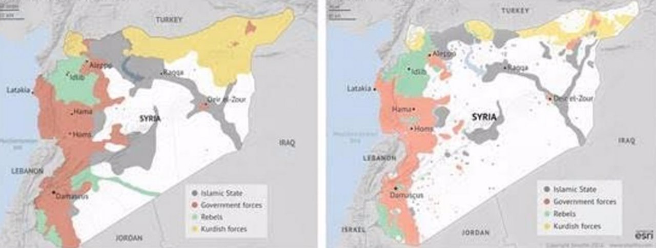 Mapas de Siria