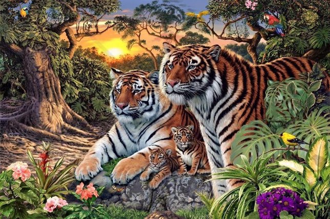 Acertijo viral: ¿Cuántos tigres ves en esta imagen? 