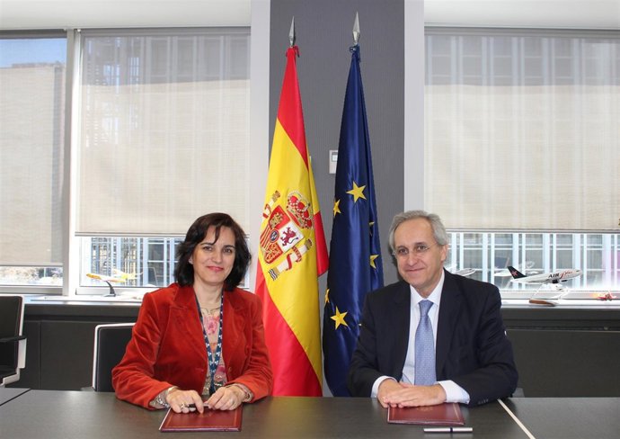 ENAIRE. Firma De Un Convenio Con AESA. Fotonoticia.