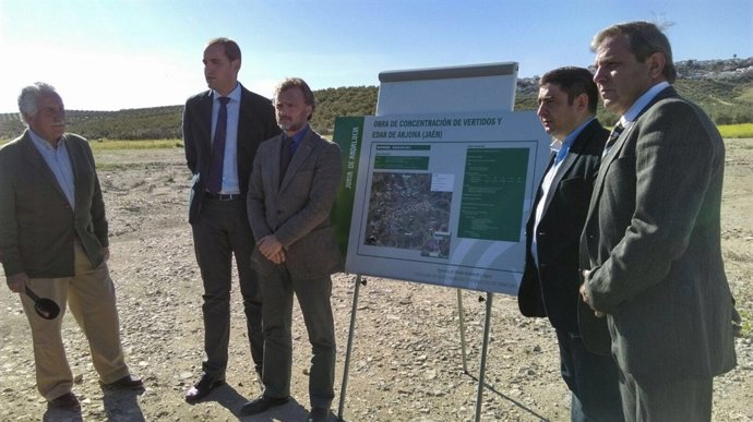 José Fiscal y Francisco Reyes presentan la EDAR de Arjona