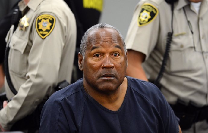 O. J. Simpson appears at an evidentiary hearing in Clark County District Court o