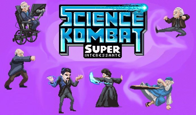 Einstein, Darwin y Hawking protagonizan el videojuego de lucha Science Kombat
