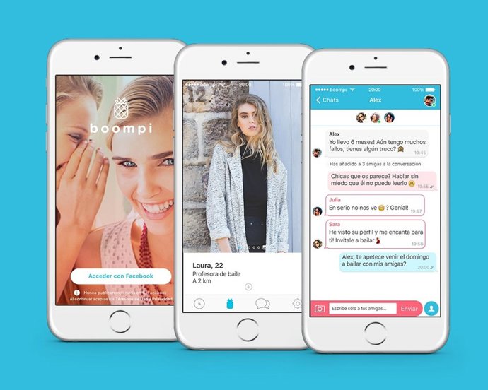 Boompi, la 'app' para ligar mientras tus amigas opinan en tiempo real