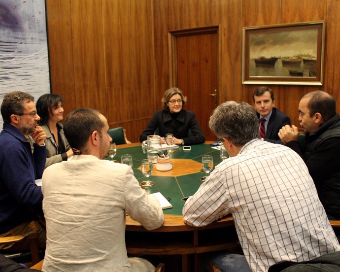 Reunión de García Tejerina y Saavedra con los representantes del G5 ambiental