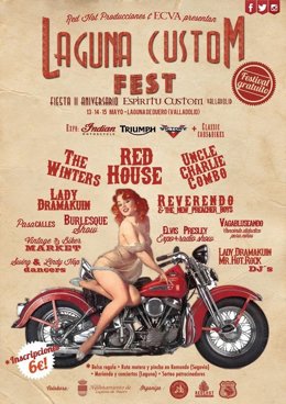 Cartel de 'Laguna Custom' denunciado por el Foro Feminista