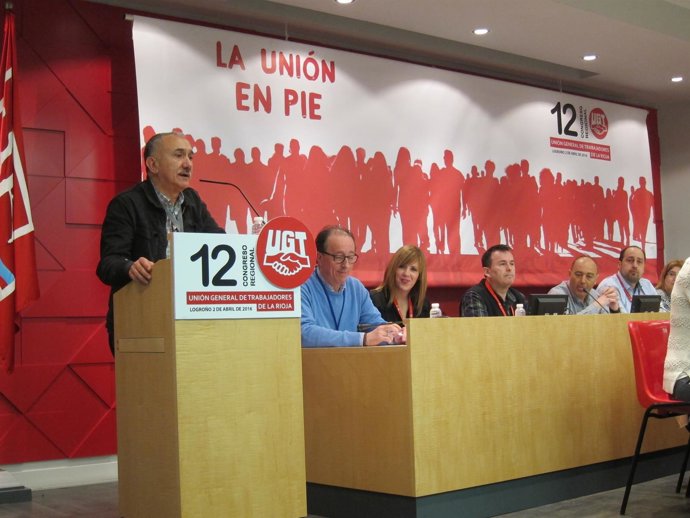 José María Álvarez (UGT) en Logroño