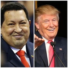 Hugo Chávez y Donald Trump