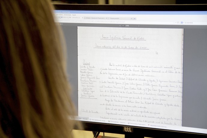 La Diputación de Huelva digitaliza actas capitulares