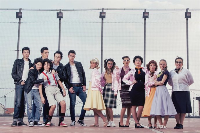 Protagonistas del musical de Grease