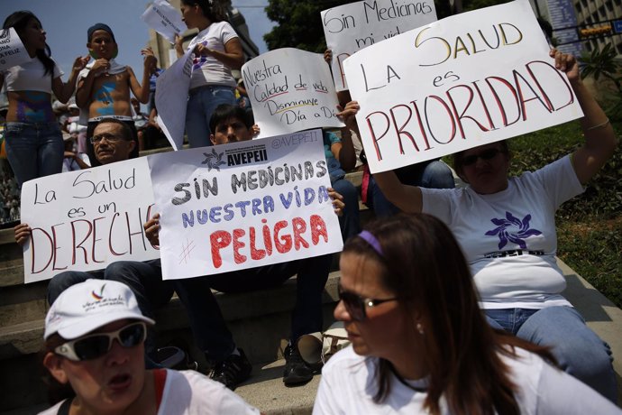 Manifestación por la salud en Venezuela