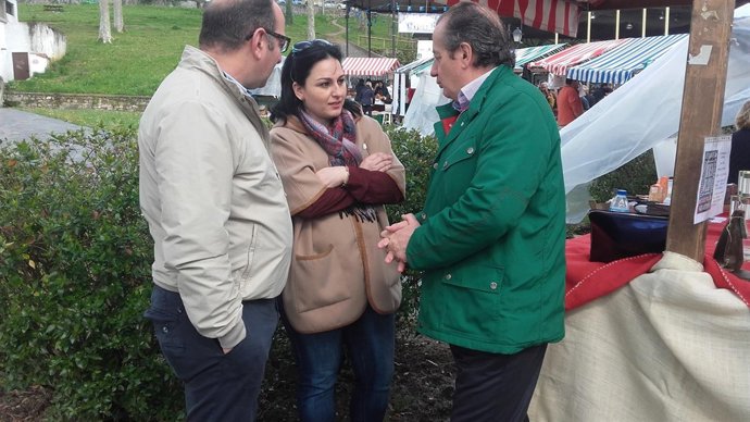Nicano García durante la Primera Flor de Grado.