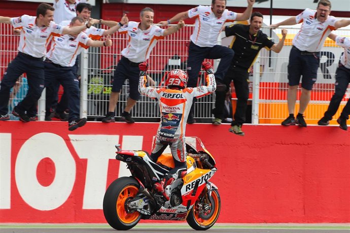 El piloto español de MotoGP Marc Márquez