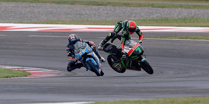 El piloto español de Moto3 Jorge Navarro