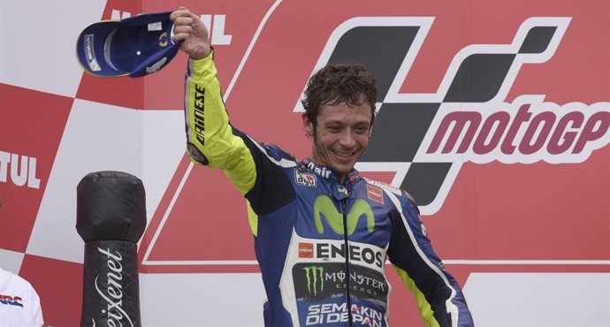 El piloto italiano de MotoGP Valentino Rossi
