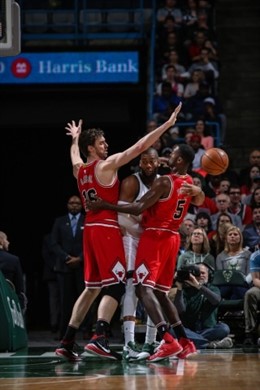 Pau Gasol en el Chicago Bulls - Milwaukee Bucks