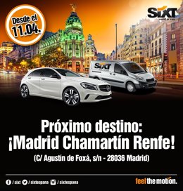 Nueva oficina de Sixt en Madrid