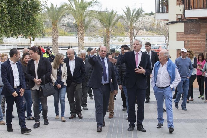 Visita del presidente a Albudeite