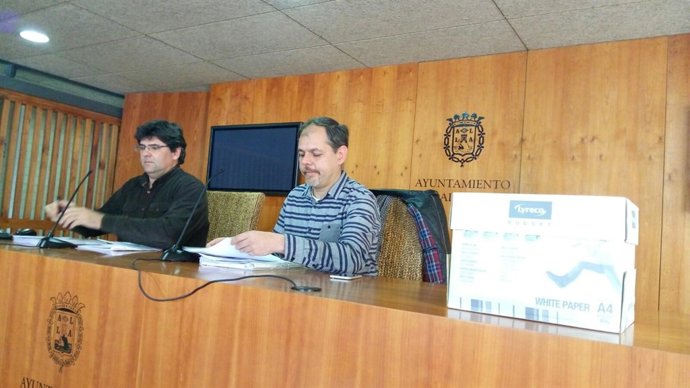 Domínguez, a la derecha, junto a Pavón en una imagen de archivo