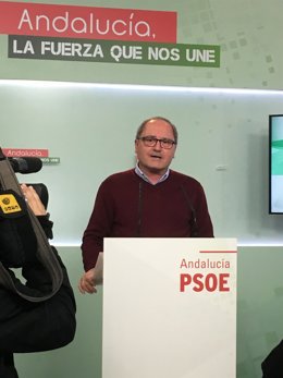El secretario de Organización del PSOE-A, Juan Cornejo