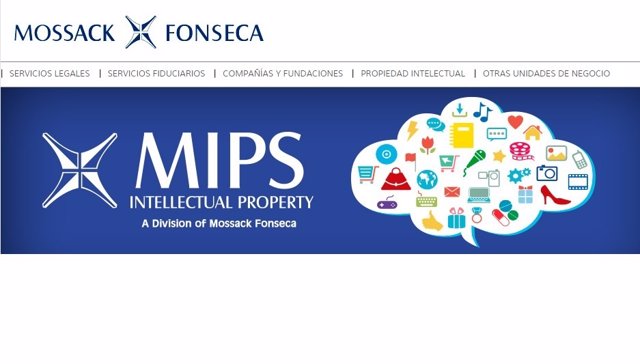 Página web de Mossack Fonseca, bufete de los 'papeles de Panamá'