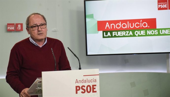 El secretario de Organización del PSOE-A, Juan Cornejo