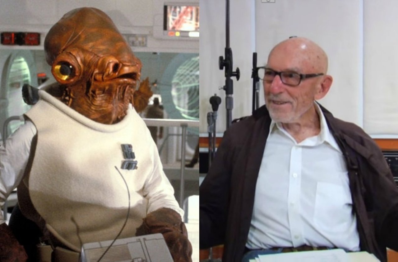 Erik Bauersfeld fue el almirante Ackbar en Star Wars