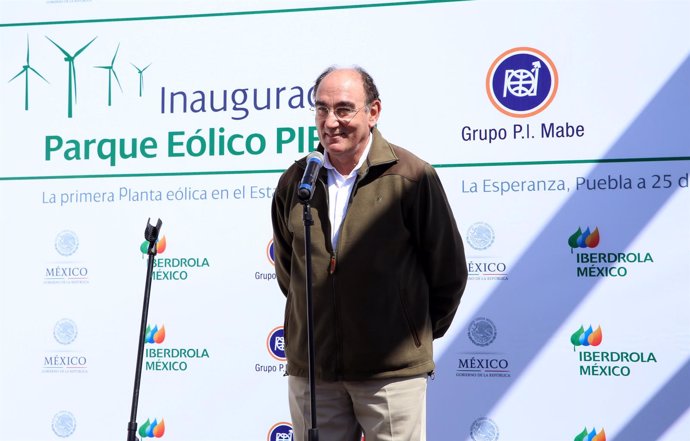 El presidente de Iberdrola, Ignacio Galán, en México