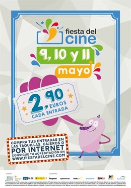 Cartel de la X Fiesta del Cine