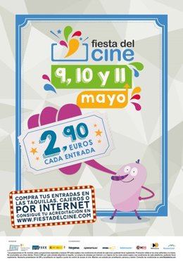 Cartel de la X Fiesta del Cine