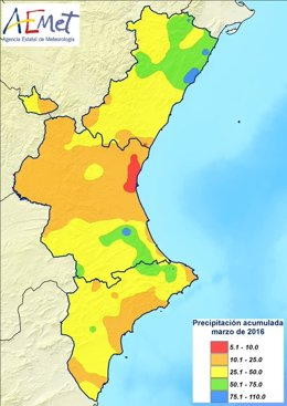 Lluvias muy desiguales