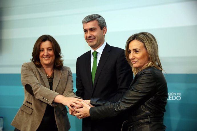 Franco, Gutiérrez y Tolón, tras firmar un convenio