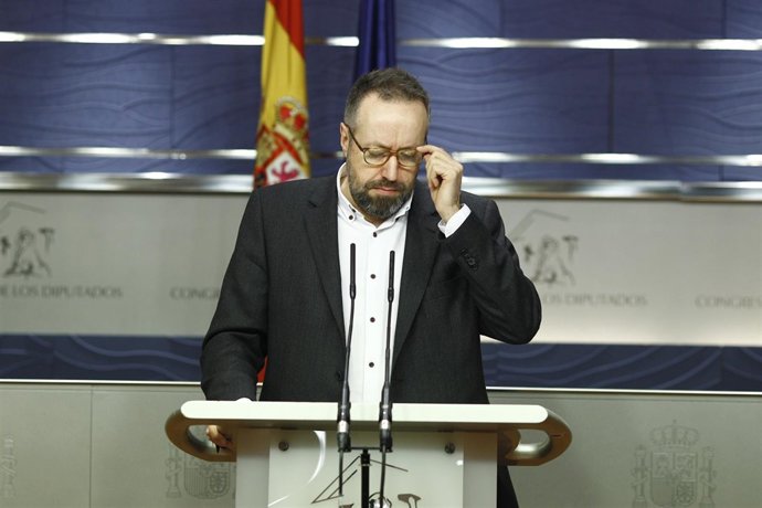 Rueda de prensa de Juan Carlos Girauta en el Congreso