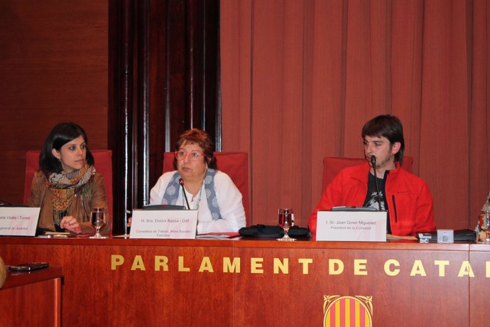 La consellera Dolors Bassa y la directora de Juventud Marta Vilalta