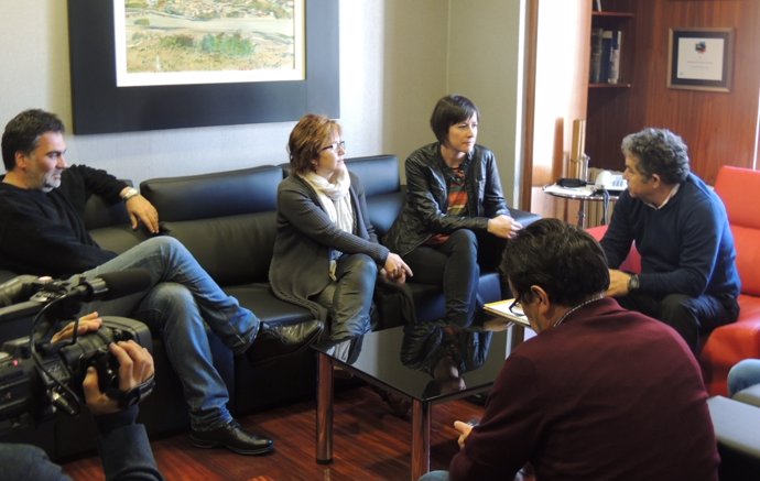Ana Pontón, portavoz nacional del BNG, visita el Ayuntamiento de Pontevedra