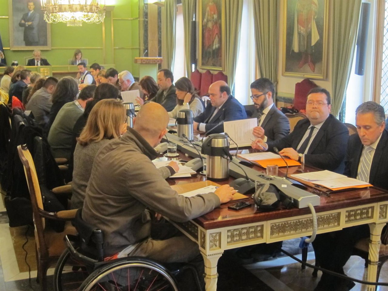 Pleno del Ayuntamiento de Oviedo.