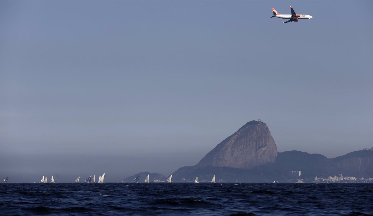 Río de Janeiro bahía, pruebas para los Juegos Olímpicos