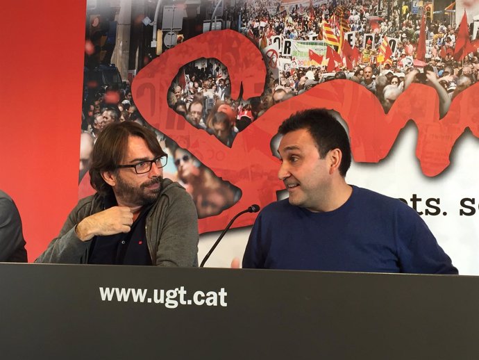Camil Ros y Matías Carnero (UGT)