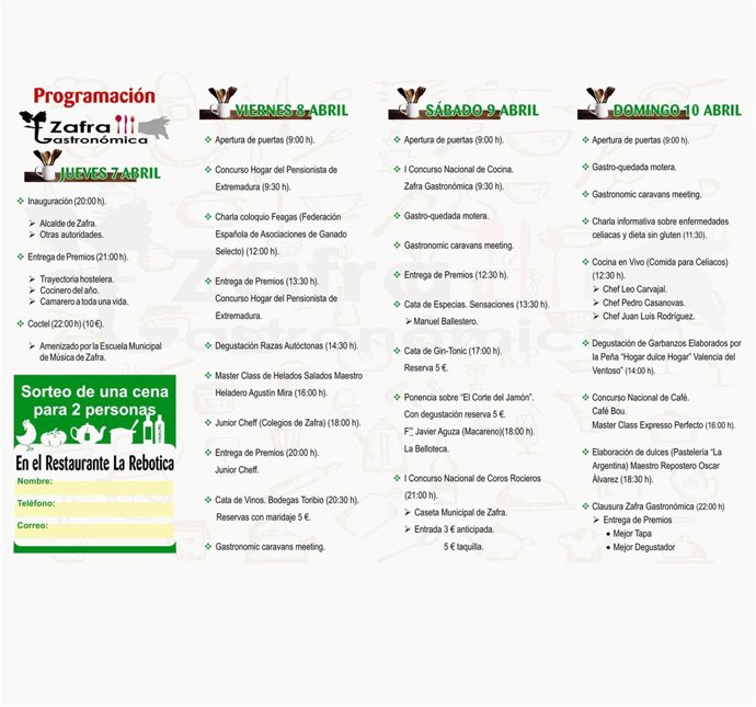 Programa Zafra Gastronómica