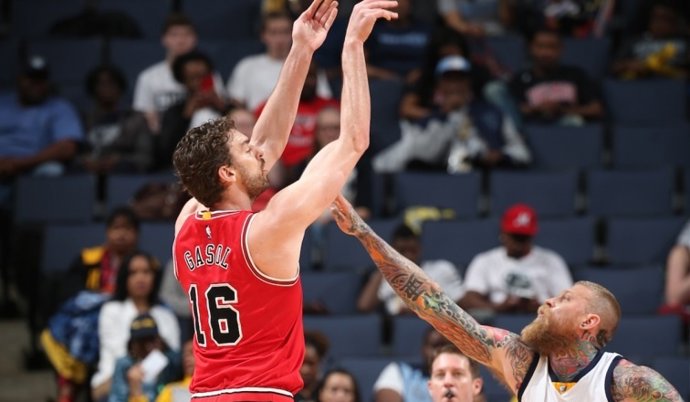 Pau Gasol en el Memphis Grizzlies - Chicago Bulls