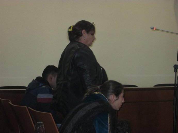 Los tres acusados durante el juicio