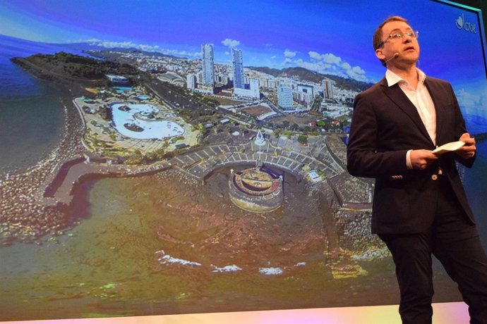 Bermúdez, en la inauguración