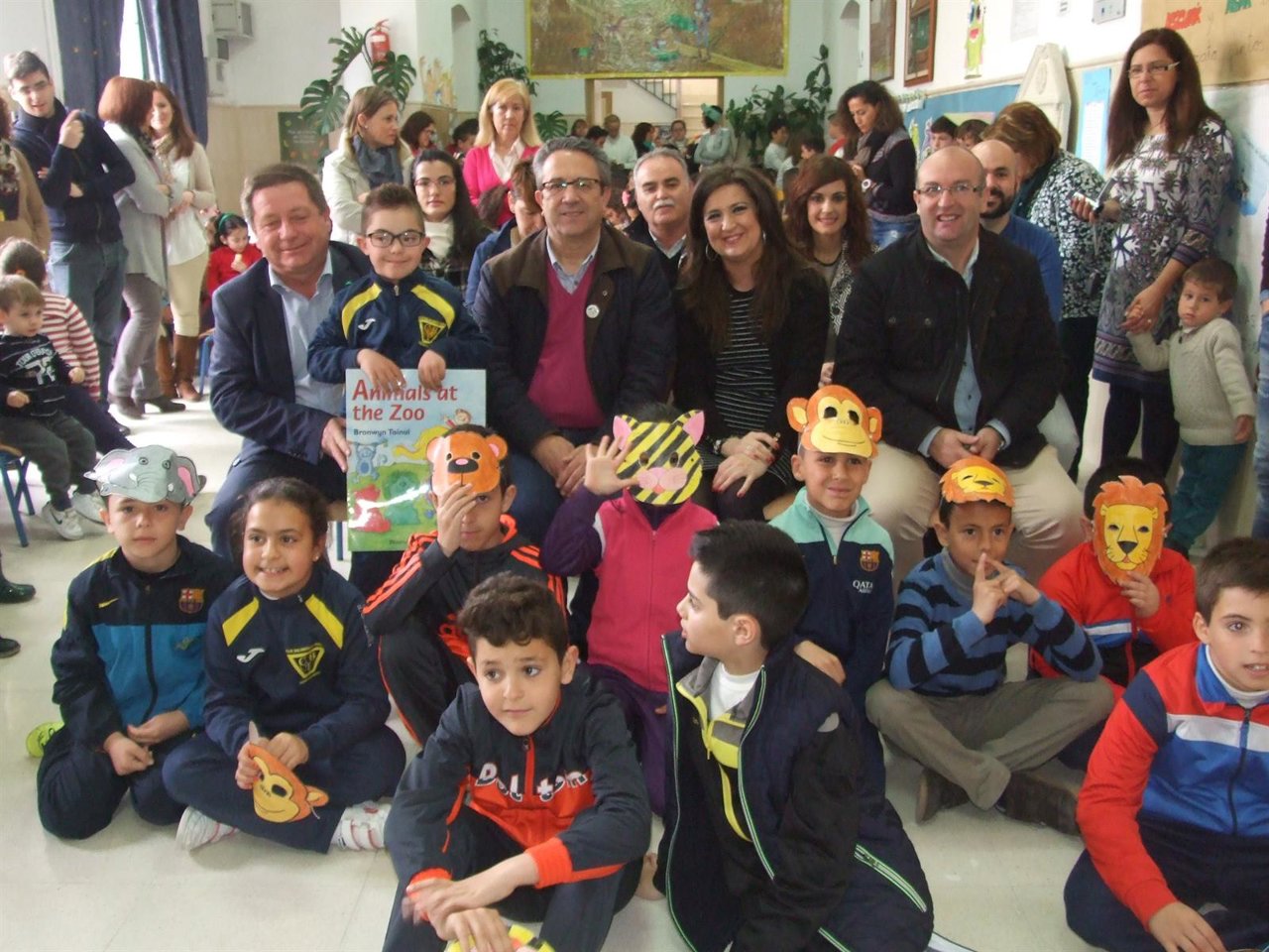 Visita al colegio San Roque