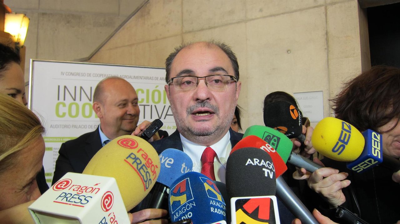Javier Lambán, presidente de Aragón