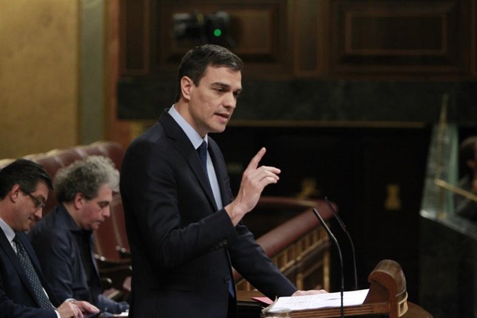Pedro Sánchez en el Congreso de los Diputados