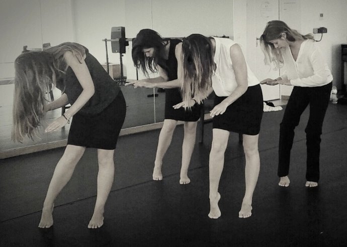 Las bailarinas de la compañía de danza de la UCAM