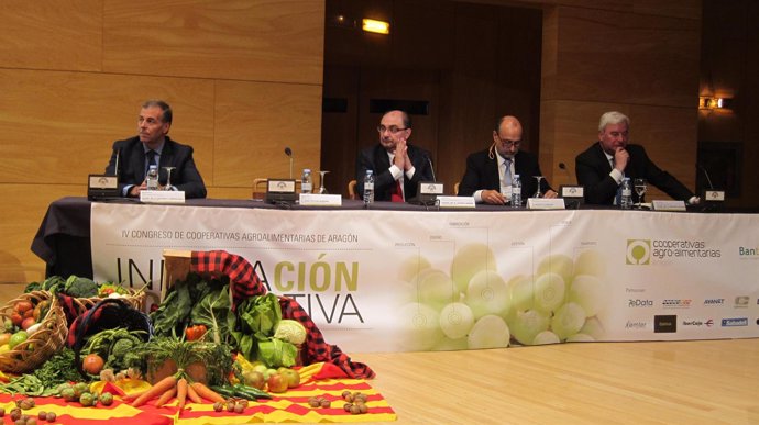 Inauguración del IV congreso de cooperativas agroalimentarias de Aragón