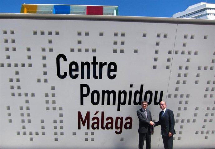 Serge Lasvignes, presidente del Pompidu París, y alcalde de Málaga, De la Torre